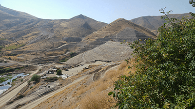 سد مخزنی قشلاق صحنه